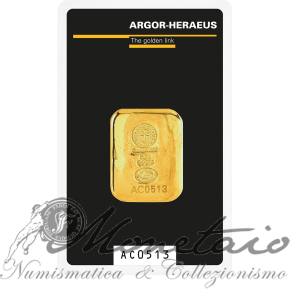 GoldBar 50g Argor-Heraeus