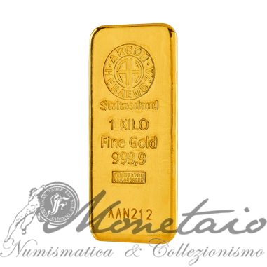 Lingotto 1000 grammi (1Kg) 999,9 Argor-Heraeus
