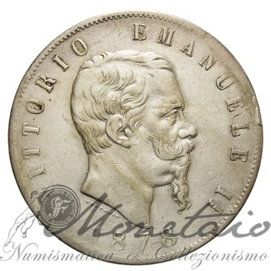 5 Lire 1878 - 2° Tipo