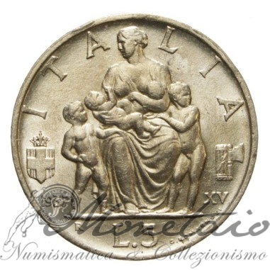5 Lire 1937 "Impero"