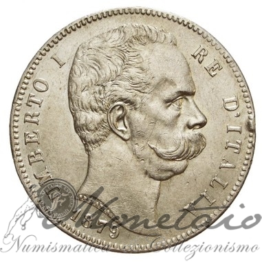5 Lire 1879 2° Tipo