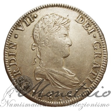 8 Reales 1816 - Ferdinando VII