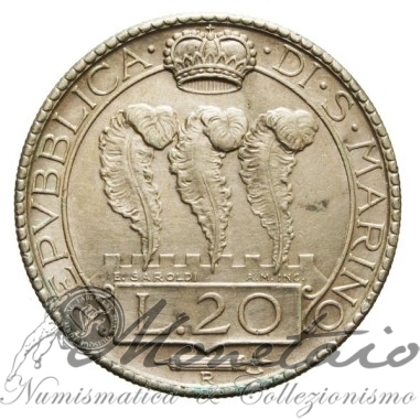 20 Lire 1933