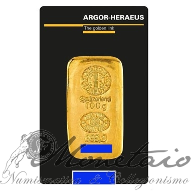 Lingotto 100g Argor-Heraeus