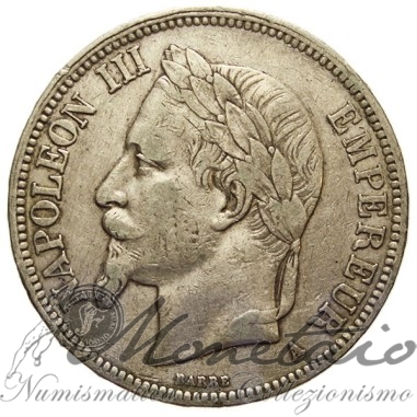 5 Francs 1868 A Napoleon III