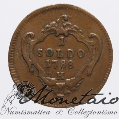1 Soldo 1788 K Gorizia - Francesco II