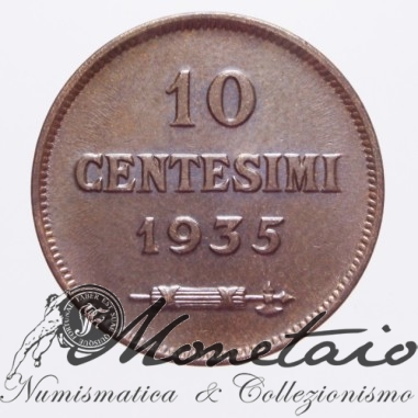 10 Centesimi 1935