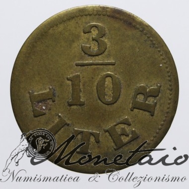 Gettone Alimentare 3/10 Litro di Latte