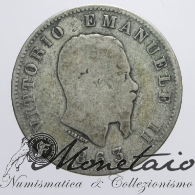 1 Lira 1863 "Valore" Milano