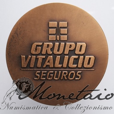 Medaglia 50° anniv. 1995 Nacional Hispanica Aseguradora