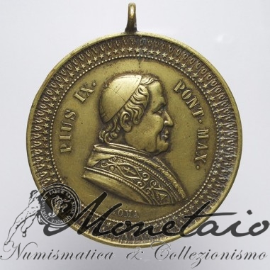 Medaglia Papale Pio IX Chiesa di S.Pietro Roma