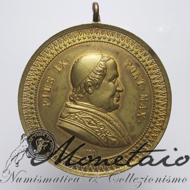 Medaglia Papale Pio IX Chiesa di S.Pietro Roma