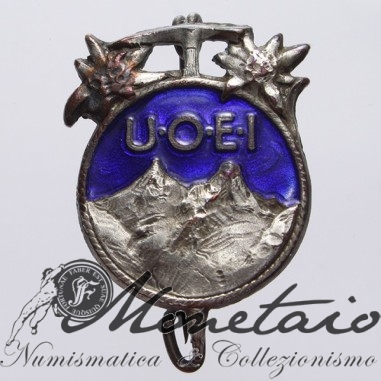 Distintivo U.O.E.I. Unione Operaia Escursionisti Italiani