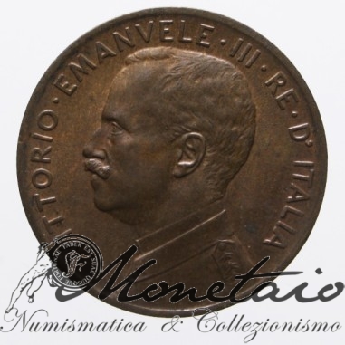 2 Centesimi 1911 "Italia Su Prora"