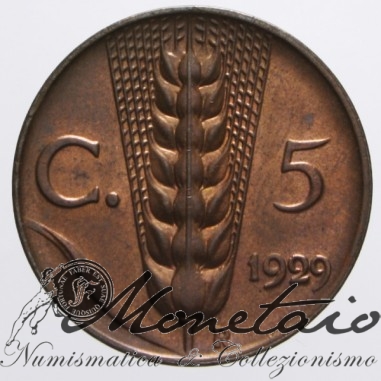 5 Centesimi 1929 "Spiga"