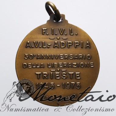 Medaglia 30° anniv. Liberazione Trieste 1975
