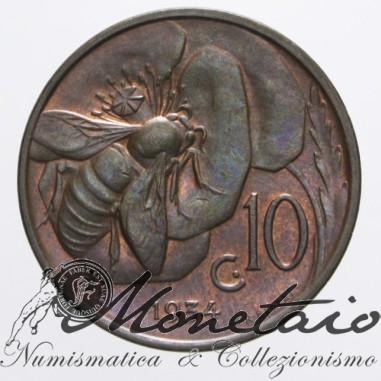 10 Centesimi 1934 "Ape"