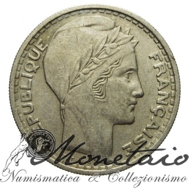 10 Francs 1945 Long Laurel Leaves