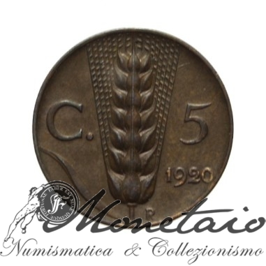 5 Centesimi 1920 "Spiga"