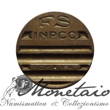 Gettone INPCC Roma 1947