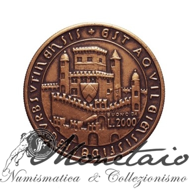 Buono da 2000 Lire 1976 Villaco-Udine