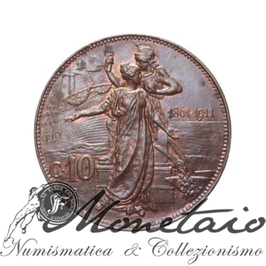 10 Centesimi 1911 "Cinquantenario"
