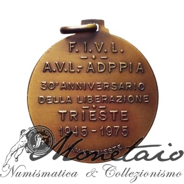 Medaglia 30° anniv. Liberazione 1945-1975