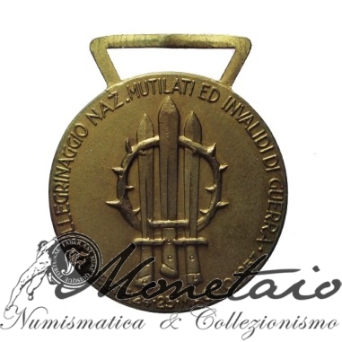 Medaglia Pellegrinaggio Mutilati Invalidi di Guerra 1957