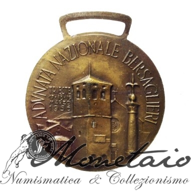 Medaglia Trieste 1956 Adunanza Naz. Bersaglieri