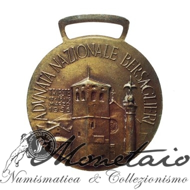 Medaglia Trieste 1956 Adunanza Naz. Bersaglieri