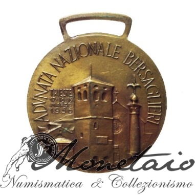 Medaglia Trieste 1956 Adunanza Naz. Bersaglieri