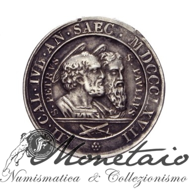 Medaglia 18° cent. "Martirio di Pietro e Paolo"