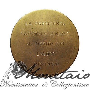 Medaglia d'oro A.N.I.O.C. 1977