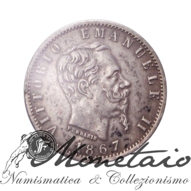 20 Centesimi 1867 "Valore" Torino