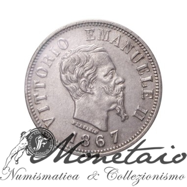 50 Centesimi 1867 "Valore" Napoli