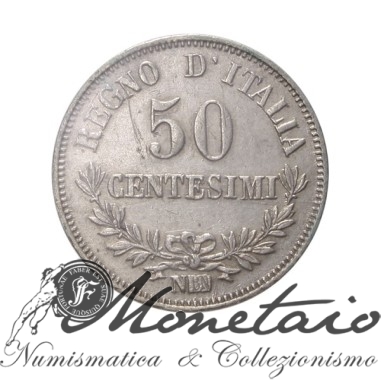 50 Centesimi 1867 Valore Napoli