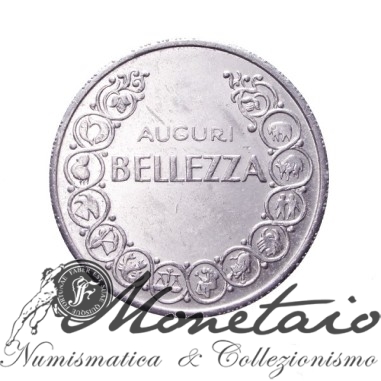 Gettone Calendario Domeniche "Auguri Bellezza"