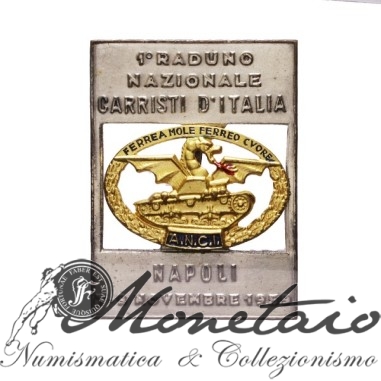 Spilla 1° Raduno Nazionale Carristi d'Italia 1959