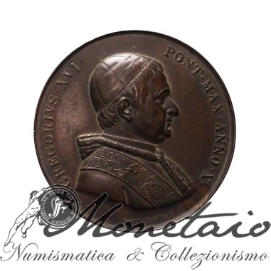 Medaglia Gregorio XVI Anno X