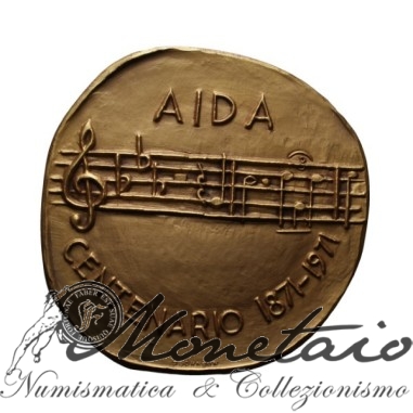 Medaglia 100° Anniv. Aida  Arena di Verona 1971