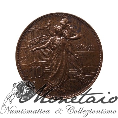 10 Centesimi 1911 "Cinquantenario"