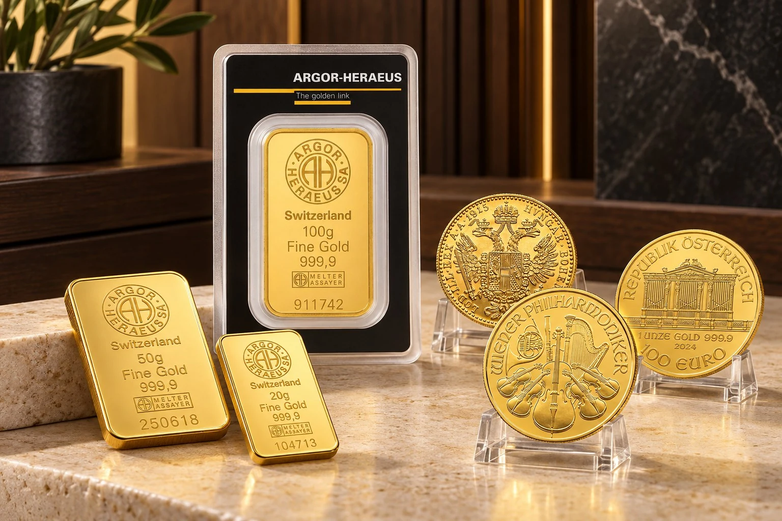 Lingotti e monete d’oro