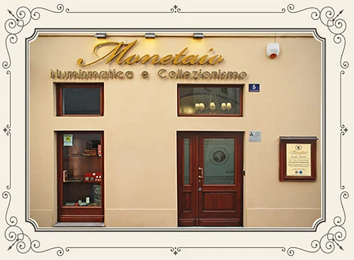 Ingresso della sede di Monetaio a Trieste
